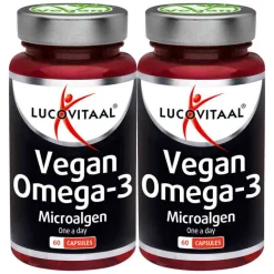 2x Lucovitaal Vegan Omega-3 Microalgen 60 capsules