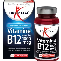 2x Lucovitaal Vitamine B12 1000mcg 180 kauwtabletten
