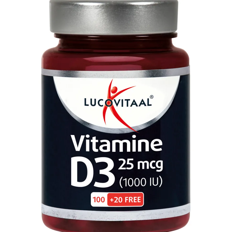 2x Lucovitaal Vitamine D3 25mcg 120 capsules