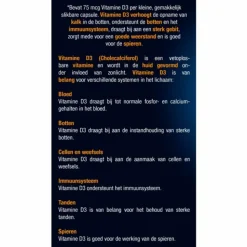 2x Lucovitaal Vitamine D3 75mcg (3000IE) Forte 120 capsules