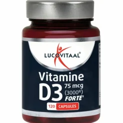 3x Lucovitaal Vitamine D3 75mcg (3000IE) Forte 120 capsules