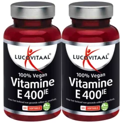 2x Lucovitaal Vitamine E 400 IE 100% Vegan 60 capsules