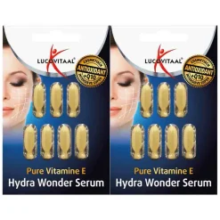 2x Lucovitaal Vitamine E Hydra Wonder Serum 7 Capsules