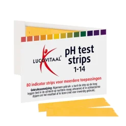 2x Lucovitaal Zuur Base Ph Strips 80 stuks