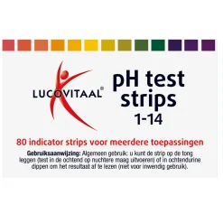 3x Lucovitaal Zuur Base Ph Strips 80 stuks