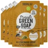6x Marcel's Green Soap Allesreiniger Spray Sandelhout & Kardemom Navulling 500 ml