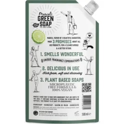 6x Marcel's Green Soap Handzeep Bergamot & Black Pepper Navulling 500 ml