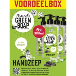6x Marcel's Green Soap Handzeep Tonka & Muguet 500 ml
