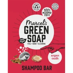6x Marcel's Green Soap Shampoobar Argan & Oudh 90 gr