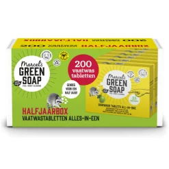 8x Marcel's Green Soap Vaatwastabletten All-In-One 25 stuks