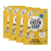 4x Marcel's Green Soap Wasmiddel Navul Vanille & Katoen 23 Wasbeurten 1 liter