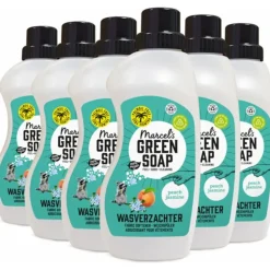 6x Marcel's Green Soap Wasverzachter Perzik & Jasmijn 30 Wasbeurten 750 ml