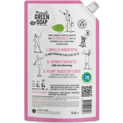 6x Marcel's Green Soap Wasverzachter Patchouli & Cranberry Navulling 750 ml