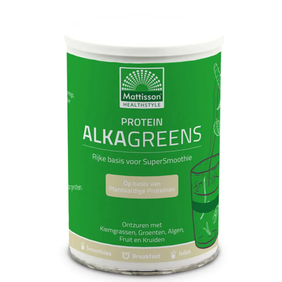 6x Mattisson Alkagreens Protien Powder 300 gr