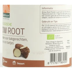 3x Mattisson Arrow Root Poeder Bio 190 gr