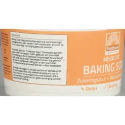 3x Mattisson Baking Soda Zuiver 300 gr