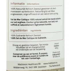 2x Mattisson Keltisch Zeezout Grof 400 gr