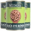 3x Mediza Black Eye Bonen 400 gr