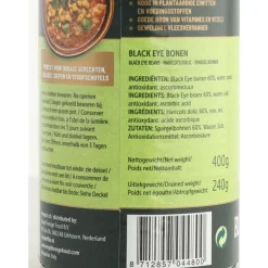 3x Mediza Black Eye Bonen 400 gr