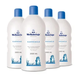 4x Melkmeisje Bad en Douche Crème Karnemelk 2000 ml