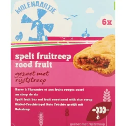 3x Molenaartje Fruit Rode Vruchten Eko 180 gr