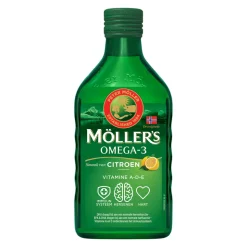 2x Mollers Omega-3 Citroen 250 ml