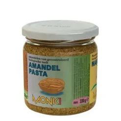 6x Monki Amandelpasta met Zout Bio 330 gr