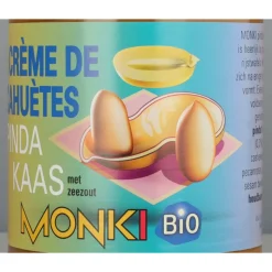 6x Monki Pindakaas met Zout Bio 650 gr
