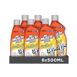 6x Mr. Muscle Keuken Gel Ontstopper 500 ml