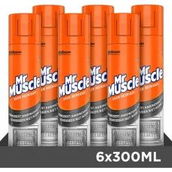 6x Mr. Muscle Ovenreiniger 300 ml