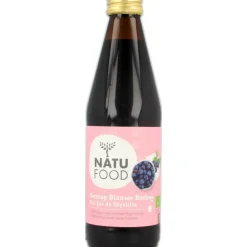 3x Natufood Bosbes Oersap Eko 330 ml