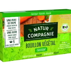 12x Natur Compagnie Groentebouillon met Zout Bio 8 stuks