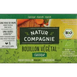12x Natur Compagnie Groentebouillon met Zout Bio 8 stuks