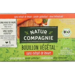 12x Natur Compagnie Groentebouillon Glutenvrij Bio 8 stuks