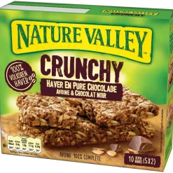 5x Nature Valley Crunchy Haver en Pure Chocolade 5x2 stuks