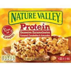 6x Nature Valley Proteine Gezouten Karamelnoten 4-pack 4 stuks