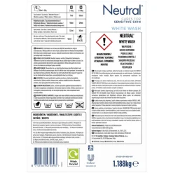 4x Neutral Waspoeder Wit 18 Wasbeurten 1,187 kg