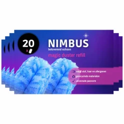 6x NIMBUS Magic Duster Navulling 20 stuks