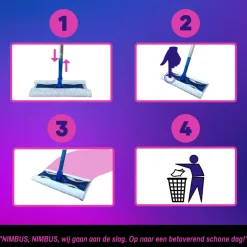 6x NIMBUS Magic Vloerdoekjes Navulling XXL 20 stuks