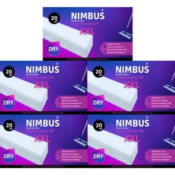 5x NIMBUS Magic Vloerdoekjes Navulling XXL 20 stuks