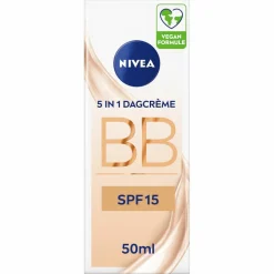 3x NIVEA BB Cream Dagcrème SPF 15 Light 50 ml