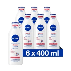 6x NIVEA Bodylotion Repair & Care 400 ml