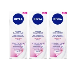 3x NIVEA Dagcrème Voedend SPF 15 50 ml