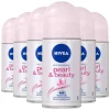 6x NIVEA Deodorant Pearl & Beauty Roll-On 50 ml