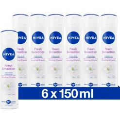 6x NIVEA Deodorant Spray Fresh Sensation 150 ml