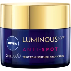 3x NIVEA Luminous 630 Nachtcrème Anti-Spot 50 ml
