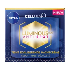 3x NIVEA Luminous 630 Nachtcrème Anti-Spot 50 ml