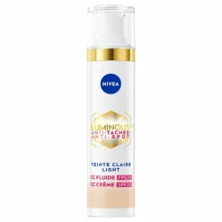 3x NIVEA Luminous630 CC Cream SPF 30 Light 40 ml