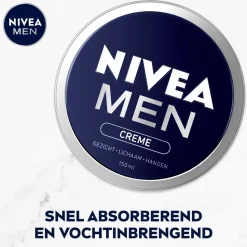 5x NIVEA Men Crème Blik 150 ml