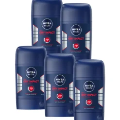 5x NIVEA Men Deodorent Stick Dry Impact 50 ml